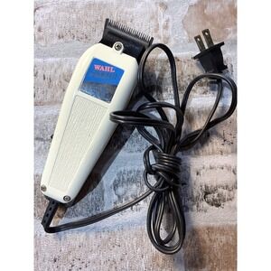 Wahl HomeCut Adjustable Hair Clippers Model MC White Black Corded Mens Grooming